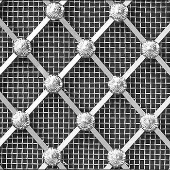 Stainless Steel Regency Diamond Grille 25mm All Floral