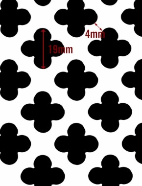 Large Club pewter 2 X 1m with no backing mesh 2